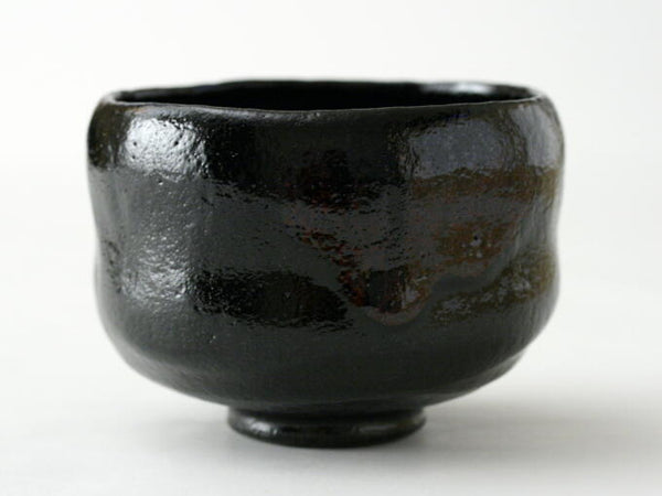 Hand crafted Kuro-Raku Matcha Bowl