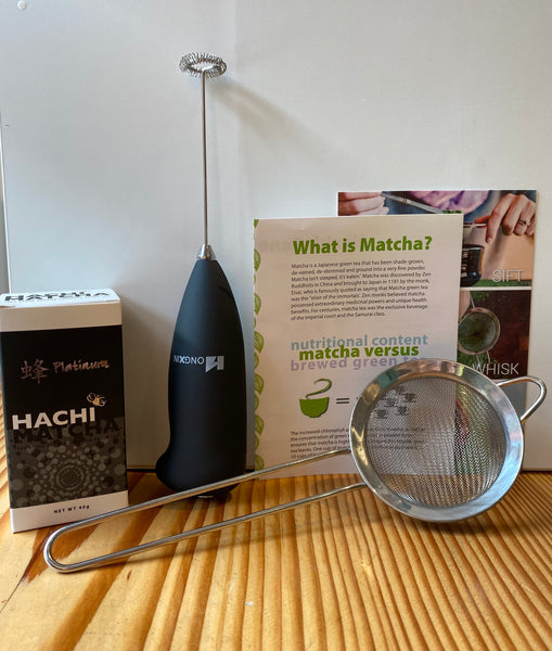 Beginner Matcha Kit with Hachi Matcha Platinum