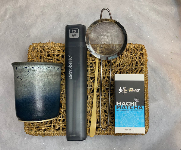 Deluxe Modern Matcha Kit with Hachi Matcha Silver