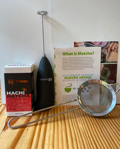 Beginner Matcha Kit with Hachi Matcha Bronze