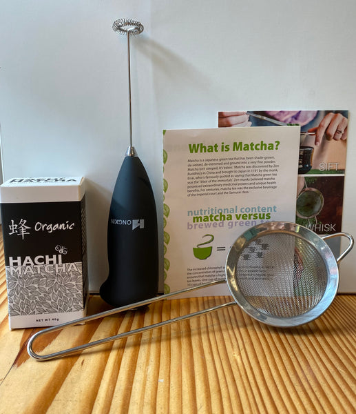 Beginner Matcha Kit with Hachi Matcha Organic